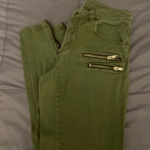 Green pants